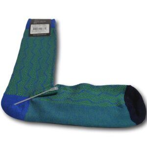 Happy Socks Dressed Socks Turquoise Blue - Size: 11.5 - 13 NWT.